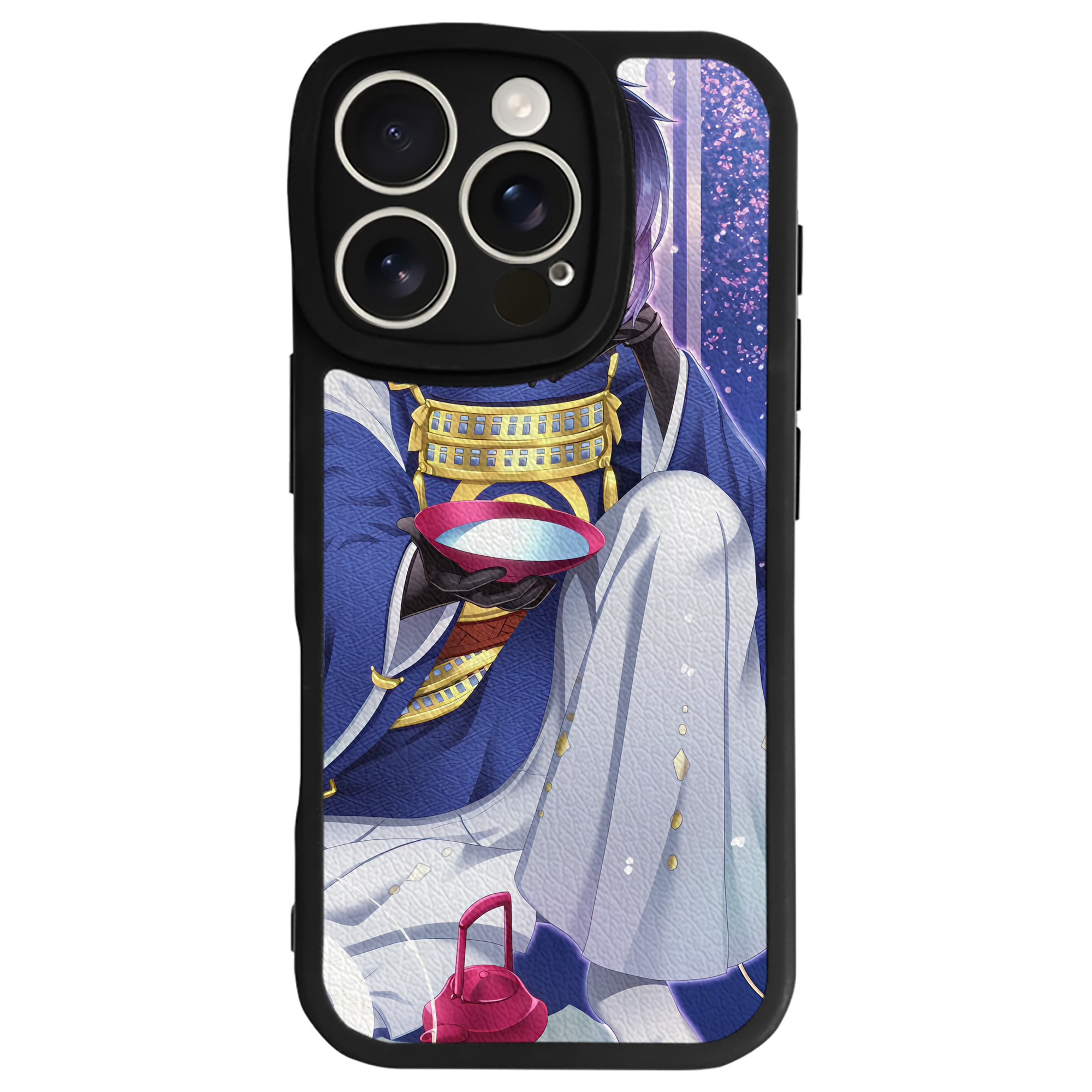 （画像用） 刀剣乱舞 Touken Ranbu 【iPhone 16シリーズ対応】シリコンスマホケース（レザー調） 材質：シリコン